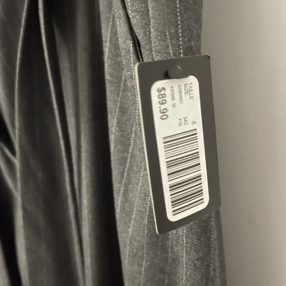 Striped grey RW&co pants